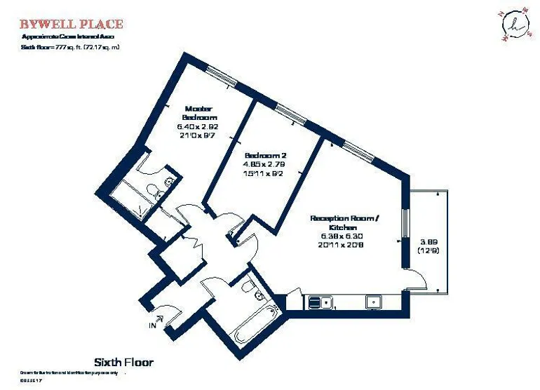 Floorplan 1 for Bywell Place, E16