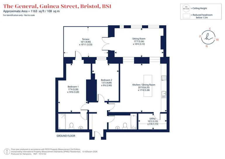 Floorplan 1 for Guinea Street, Bristol, BS1
