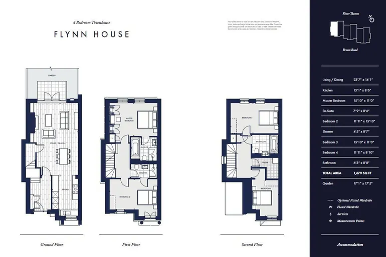 Floorplan 1 for Broom Road, Teddington, TW11