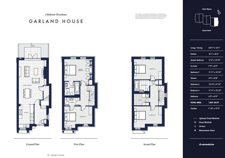 Floorplan 1 for Carlton House, Teddington Riverside, Lodnon, TW11
