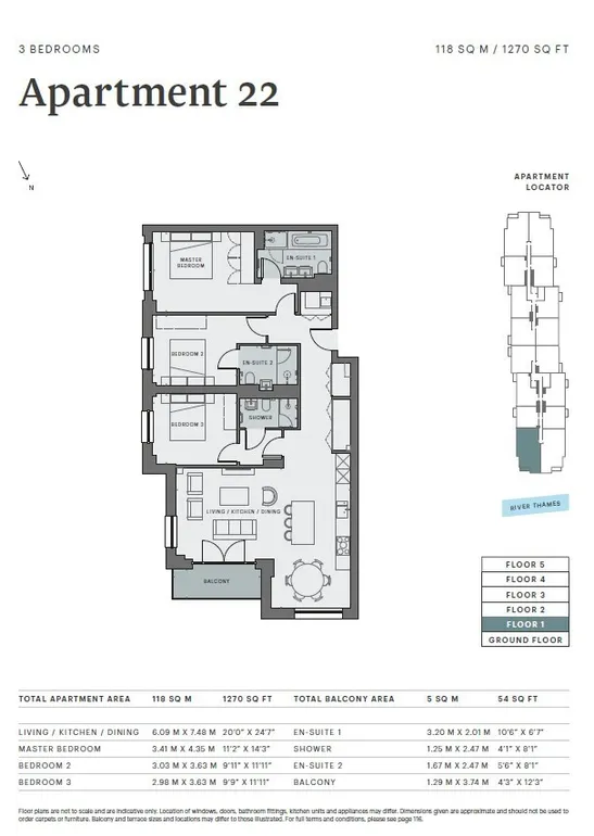 Floorplan 1 for Broom Road, Teddington, TW11