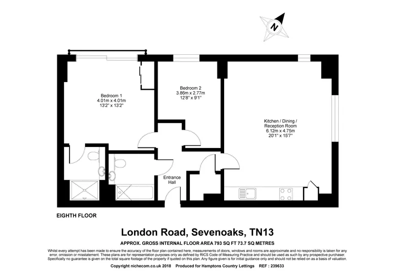 Floorplan 1 for London Road Sevenoaks TN13