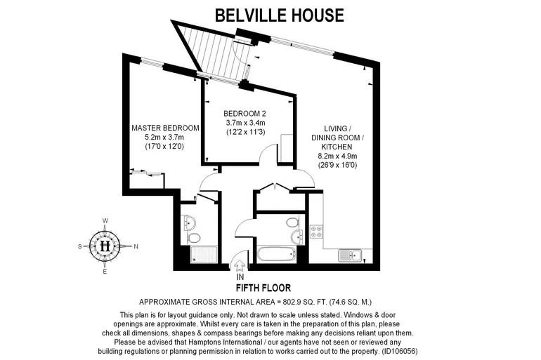Floorplan 1 for Norman Road London SE10