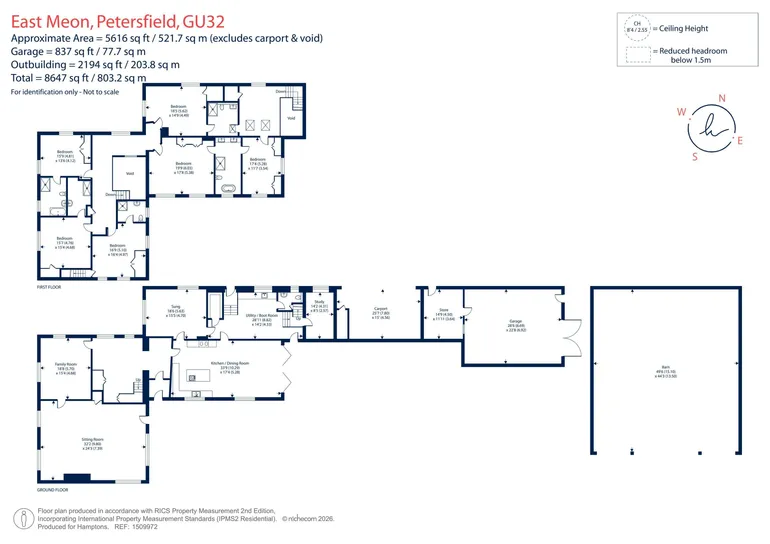 Floorplan 1 for East Meon Petersfield GU32