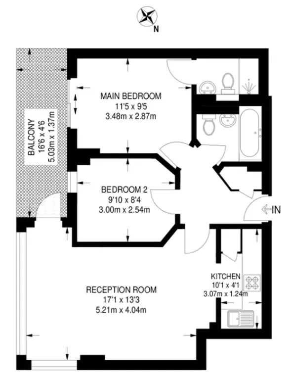 Floorplan 1 for Greens End Woolwich SE18