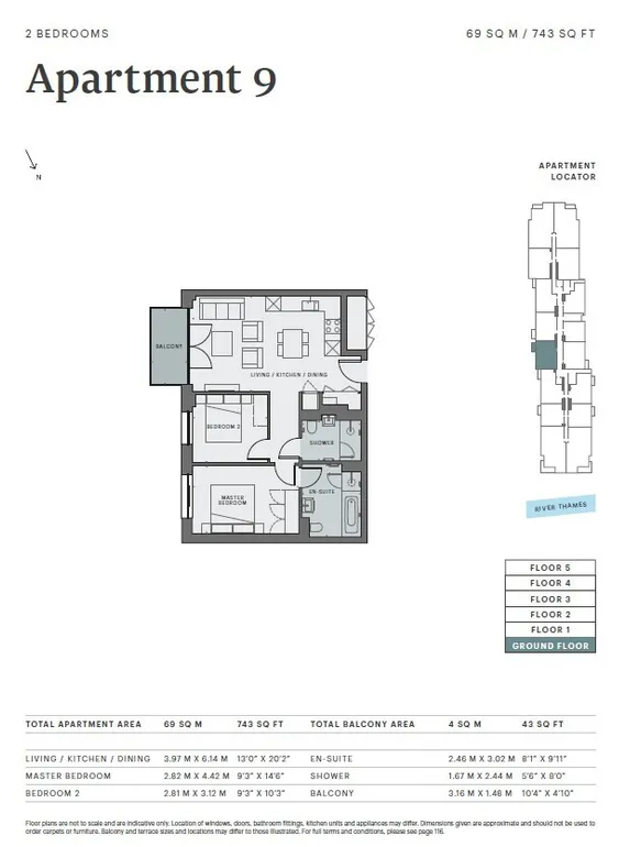 Floorplan 1 for Broom Road, Teddington, TW11