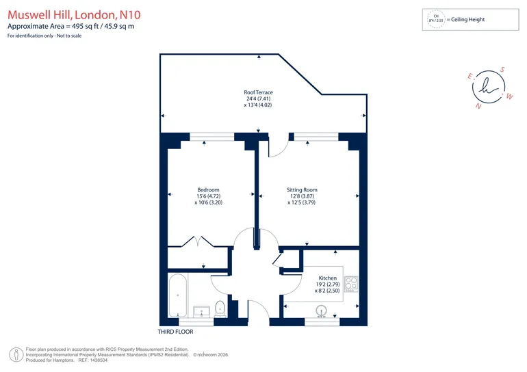 Floorplan 1 for Muswell Hill, London, N10