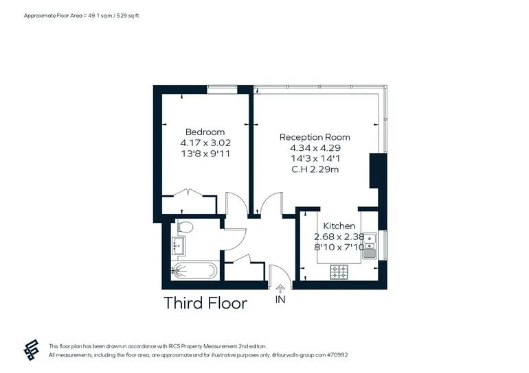 Floorplan 1 for Cassilis Road, E14