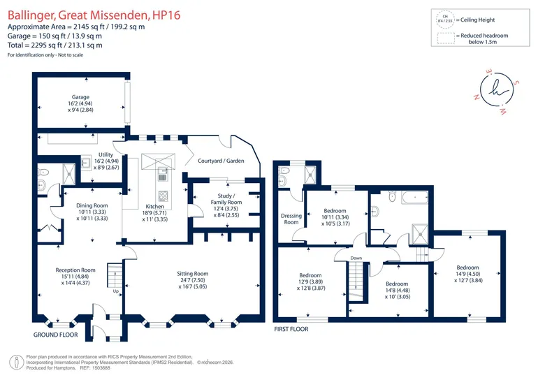 Floorplan 1 for Ballinger, Great Missenden, HP16