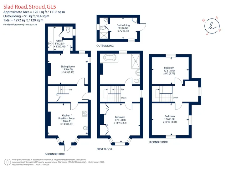 Floorplan 1 for Slad Road, Stroud, GL5
