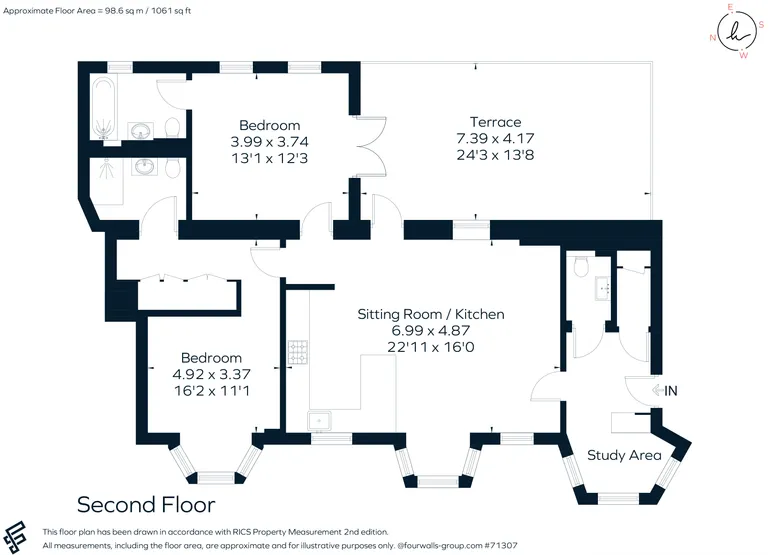 Floorplan 1 for London Road, Tunbridge Wells, TN1