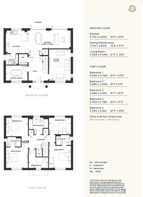 Floorplan 1 for The Mulberry, Headley Chase, Epsom, KT18