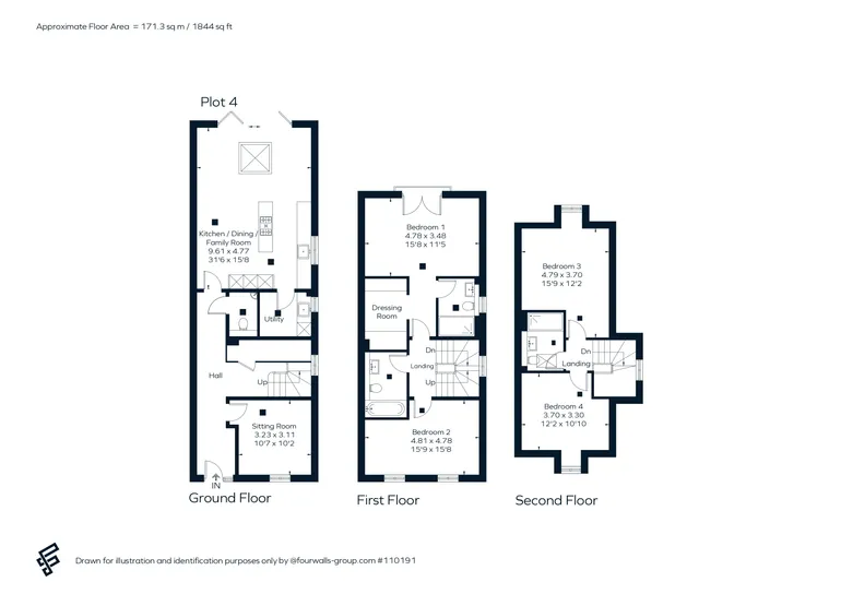 Floorplan 1 for Amersham Road, Beaconsfield, HP9
