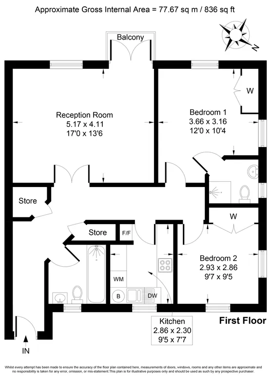 Floorplan 1 for Coverdale Road, London, NW2