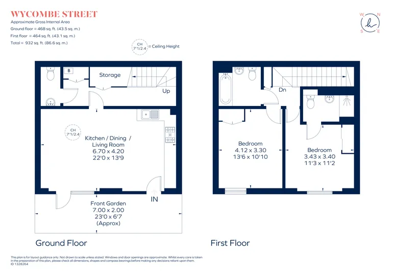 Floorplan 1 for Wycombe Street, London, SE14