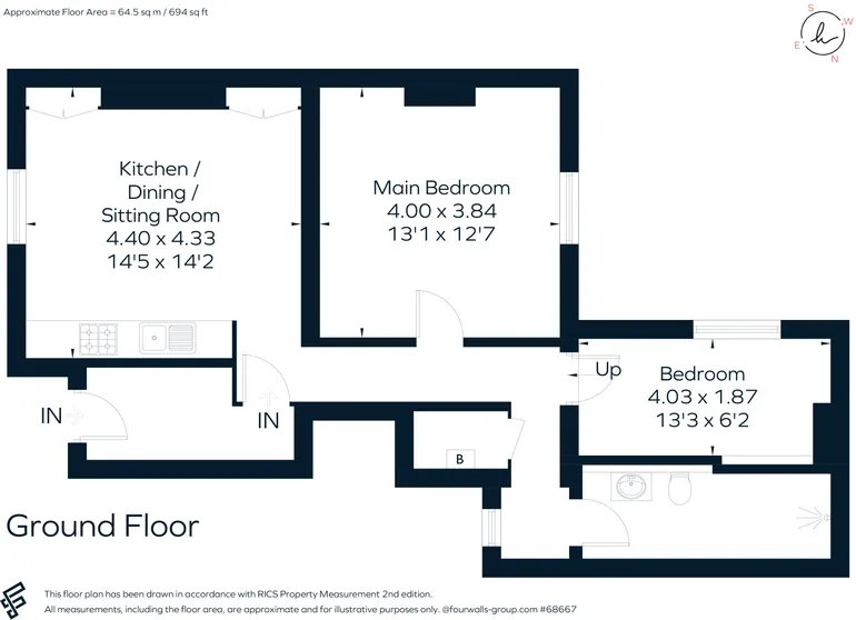 Floorplan 1 for Alma Road, St. Albans, AL1