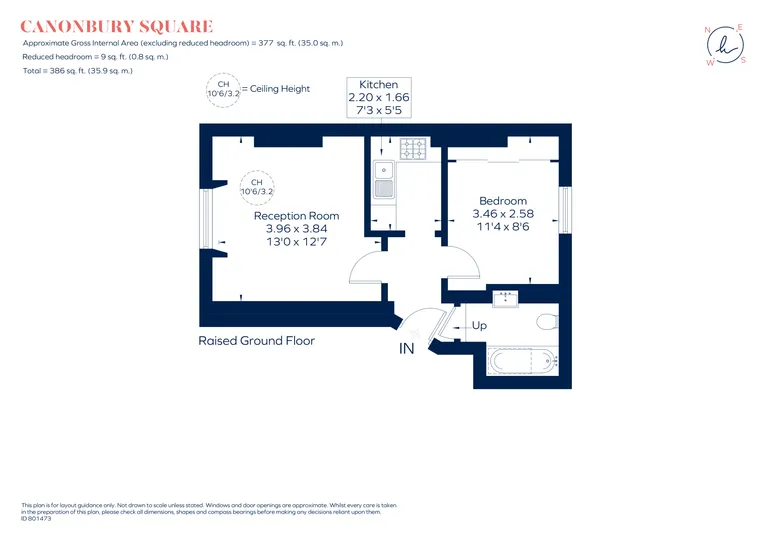 Floorplan 1 for Canonbury Square London N1