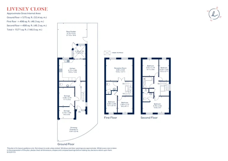Floorplan 1 for Livesey Close Kingston upon Thames KT1