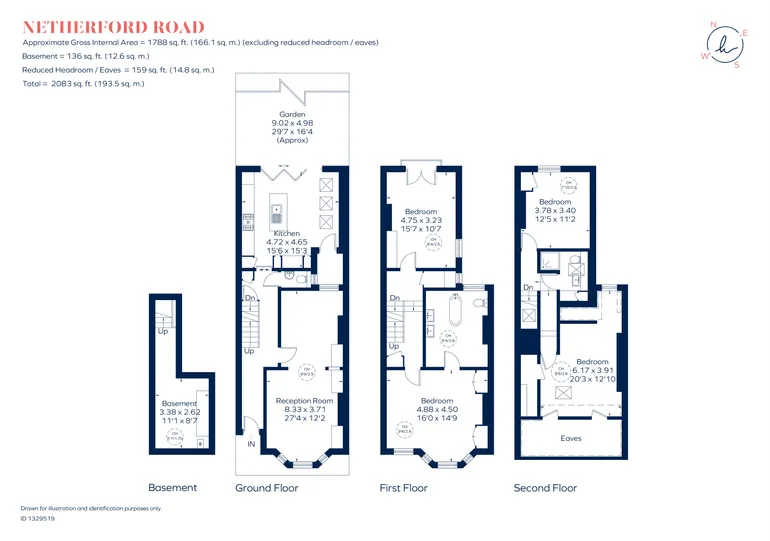 Floorplan 1 for Netherford Road London SW4