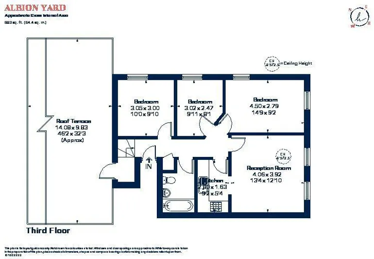 Floorplan 1 for Albion Yard London E1