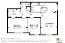Pavilion Close, Stanningley, Pudsey floorplan 2 out of 2