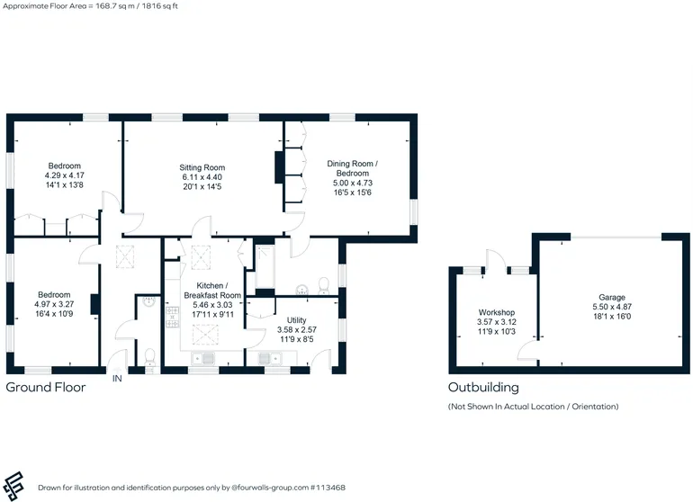 Floorplan 1 for Elston, Salisbury, SP3