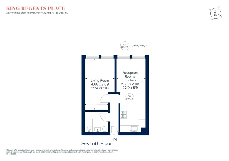 Floorplan 1 for Fitzroy Street, London, W1T