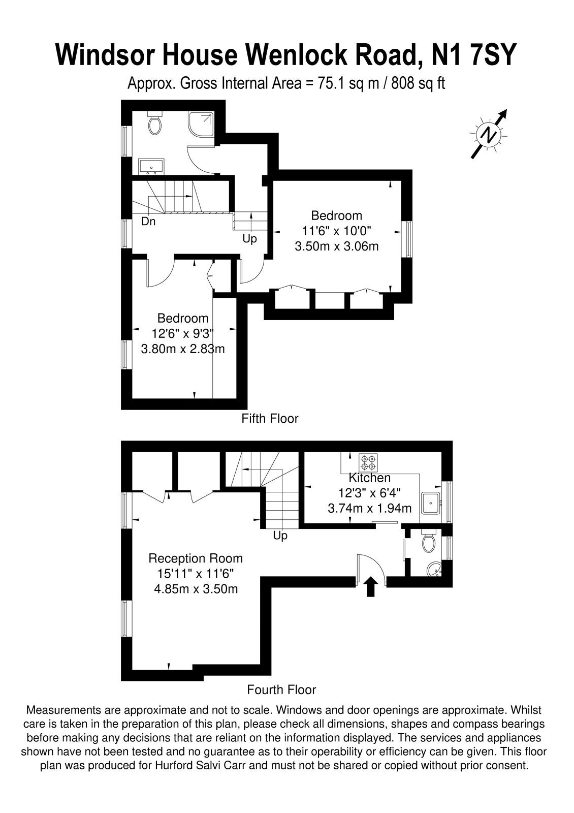Windsor House, Wenlock Road, N1 floorplan