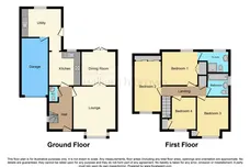 Bentley Avenue, Yaxley, Peterborough floorplan 1 out of 1