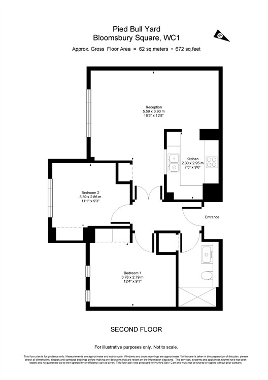 Galen Place, Bloomsbury, London, WC1A floorplan