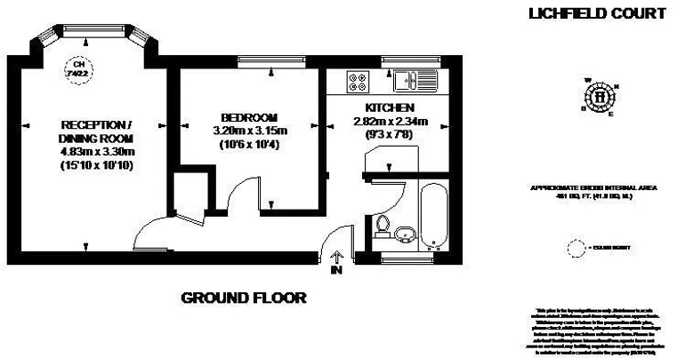 Floorplan 1 for Claremont Road, Surbiton, KT6