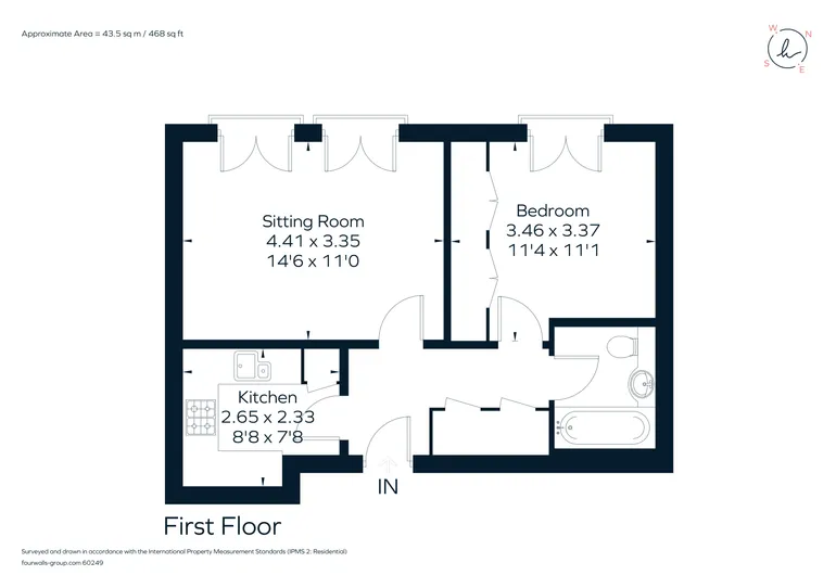 Floorplan 1 for Coleridge Gardens London SW10