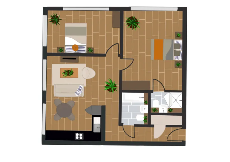 Floorplan 1 for Enclave: Birmingham City, 149 Hurst St Birmingham B5
