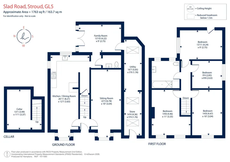 Floorplan 1 for Slad Road, Stroud, GL5