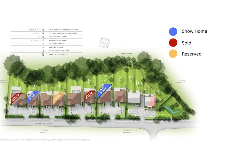 Floorplan 2 for Oakland Grove, Ridgley Road, Godalming, GU8