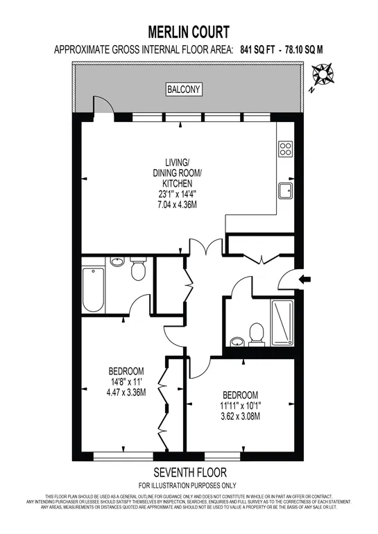 Floorplan 1 for Handley Drive, SE3