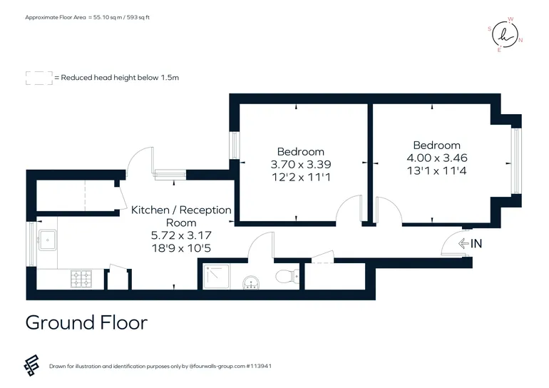 Floorplan 1 for Darlington Road London SE27