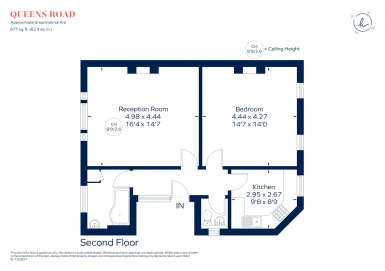 Floorplan 1 for Queens Road Kingston Upon Thames KT2