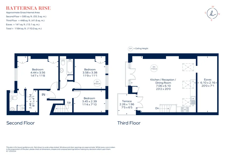 Floorplan 1 for Battersea Rise London SW11