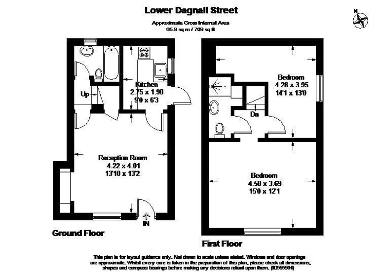 Floorplan 1 for Lower Dagnall Street St. Albans AL3