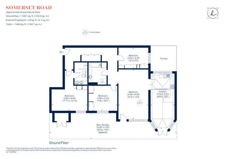 Floorplan 1 for Somerset Road Wimbledon SW19