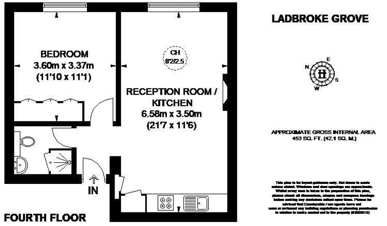 Floorplan 1 for Ladbroke Grove, Notting Hill