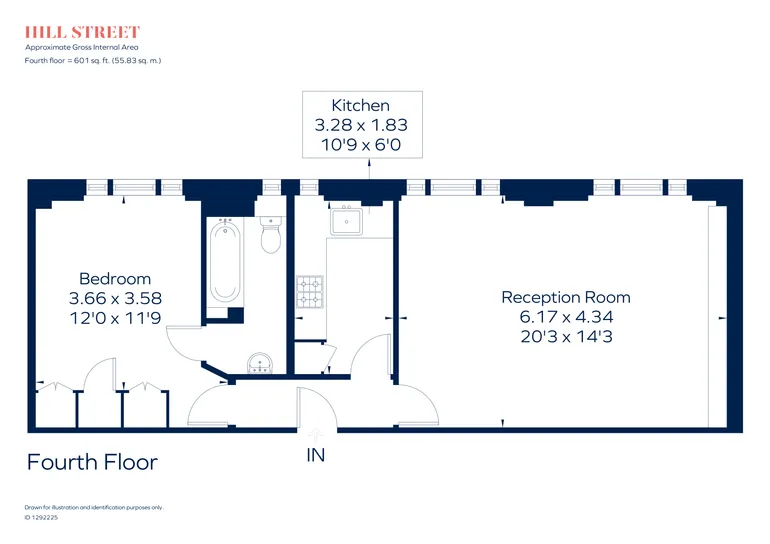 Floorplan 1 for Hill Street Mayfair W1J
