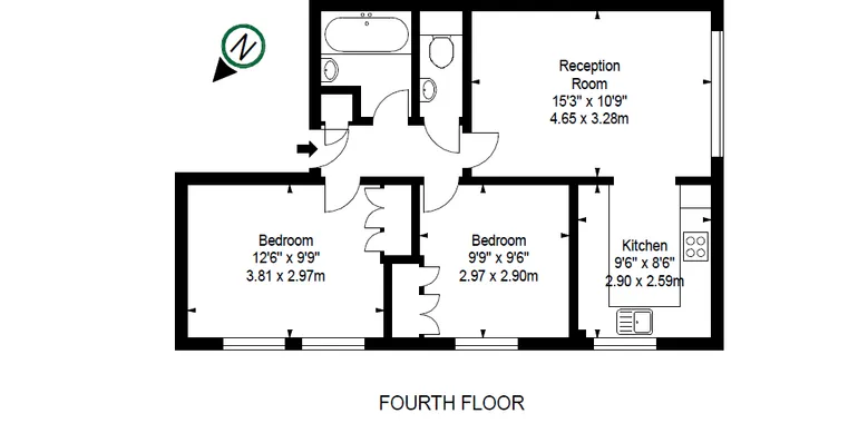 Floorplan 1 for Fulham Road Chelsea SW3