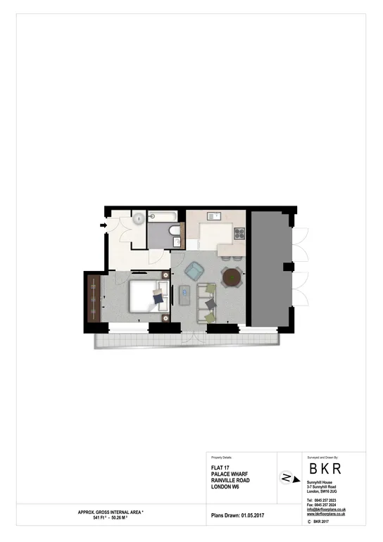 Floorplan 1 for Rainville Road London W6
