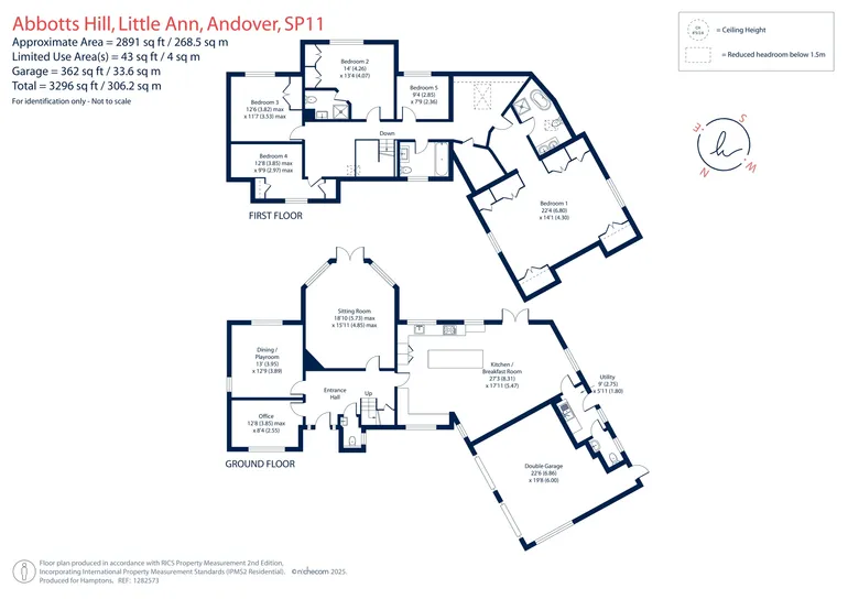 Floorplan 1 for Abbotts Hill, Little Ann, SP11