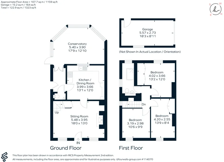 Floorplan 1 for Barton On Heath Road, Great Wolford, CV36
