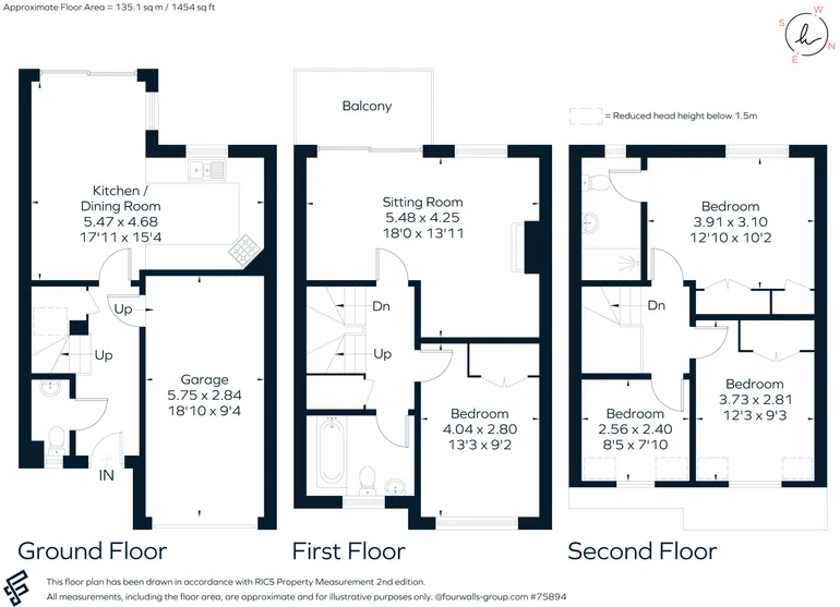 Floorplan 1 for Century Row, Middle Way, Oxford, OX2
