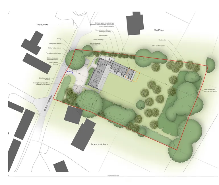 Floorplan 1 for St. Anns Hill Road, Chertsey, KT16
