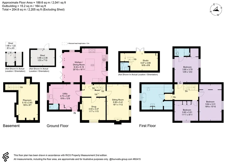 Floorplan 1 for Back Lane, Andover, SP11